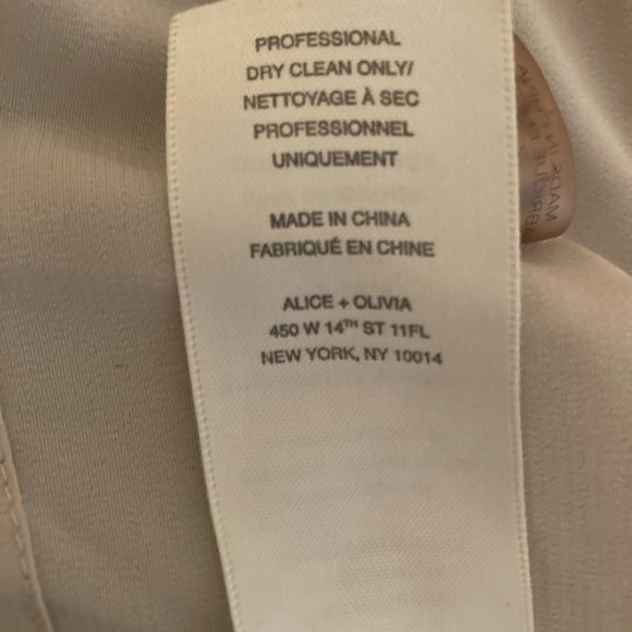 ALICE and OLIVIA Black Lace Top - Picture 7 of 8